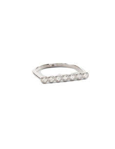 Bague Fine Agatha Odéon 7 Oxydes En Argent