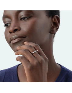 Bague Fine Agatha Odéon 7 Oxydes En Argent 2