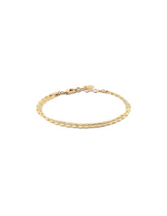 Bracelet Souple Double Rang Jussieu De Agatha En Laiton Doré