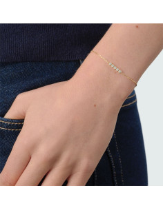 Bracelet Souple Odéon Avec Ses 5 Oxydes Sertis Clos De Agatha 2