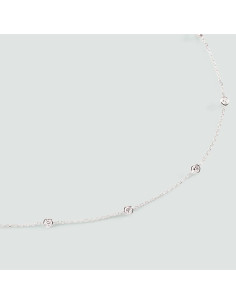 Sautoir Brillant De Agatha En Argent Et Ses Oxydes Sertis Clos
