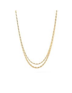 Collier Double Rang Jussieu De Agatha En Laiton Doré