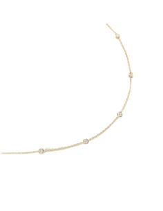Sautoir Brillant De Agatha En Argent Doré