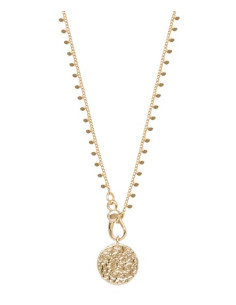Collier Silice De Saunier En Plaqué Or