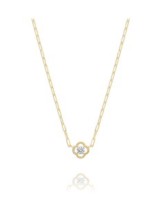 Collier Solitaire En Plaqué Or Charles Garnier Collection...