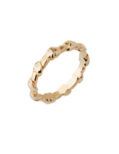 Bague Bandana Plaqué Or SAUNIER