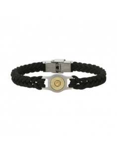Bracelet Douille Tressé Noir Collection Bang Bang De Elden