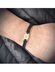 Bracelet Douille Tressé Noir Collection Bang Bang De Elden 2
