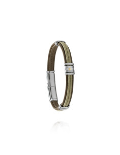 Bracelet Amaro Brun En Acier De Jourdan