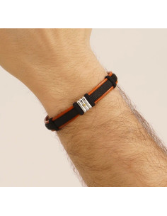 Bracelet Orso De Jourdan En Cuir Brun 2