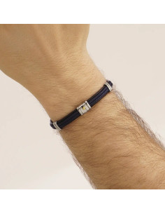 Bracelet Amaro De Jourdan En Cuir Et Vis Or 2