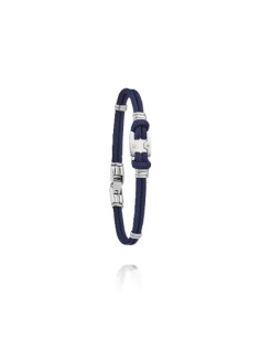 Bracelet Maho De Jourdan En Cordelette Bleue