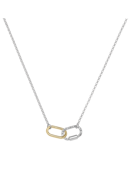 Collier Maillons Bicolore Charles Garnier En Argent Collection Styles