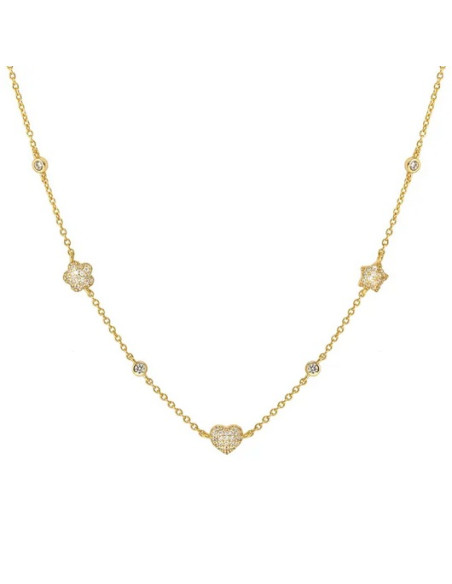 Collier En Argent Doré De Nomination Collection LifePoetry
