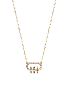 Collier Ourlet En Plaqué Or De Saunier