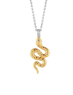 Collier Serpent De Ti Sento En Argent Et Plaqué or