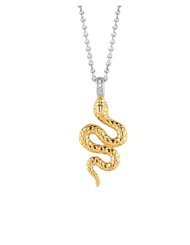 Collier Serpent De Ti Sento En Argent Et Plaqué or
