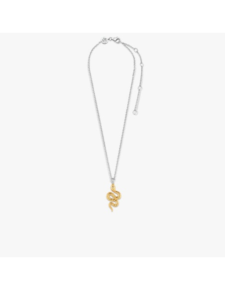 Collier Serpent De Ti Sento En Argent Et Plaqué or