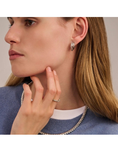 Boucles D'oreilles Trijonc En Argent De Ti Sento
