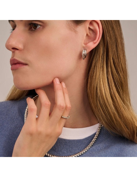 Boucles D'oreilles Trijonc En Argent De Ti Sento