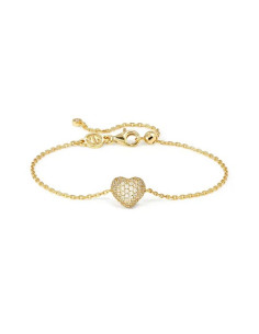 Bracelet Souple LifePoetry De Nomination Motif Coeur Bombée En Argent Doré