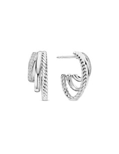 Boucles D'oreilles Trijonc En Argent De Ti Sento