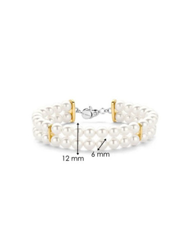Bracelet Double En Perles De Ti Sento