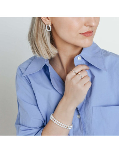 Bracelet Double En Perles De Ti Sento
