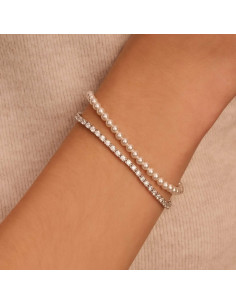 Bracelet Ti Sento En Argent Et Perles 2