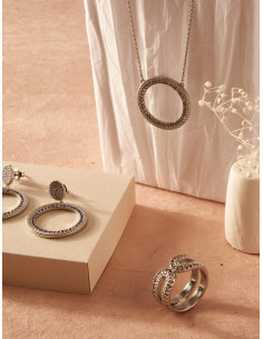 Boucles D'oreilles Cordelle De Saunier En Argent 2