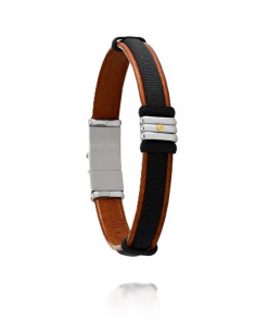 Bracelet Orso De Jourdan En Cuir Brun 2