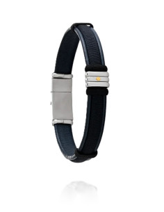 Bracelet Orso De Jourdan En Cuir Bleu