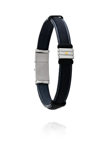 Bracelet Orso De Jourdan En Cuir Bleu
