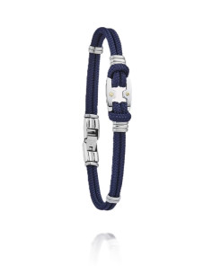 Bracelet Maho De Jourdan En Cordelette Bleue
