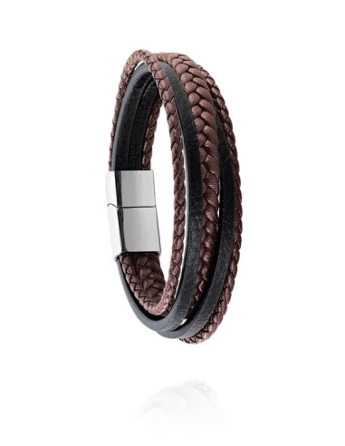 Bracelet Byron De Jourdan En Cuir