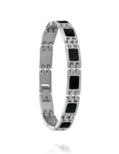 Bracelet Eclipse De Jourdan En Acier Et Carbone