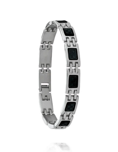 Bracelet Eclipse De Jourdan En Acier Et Carbone