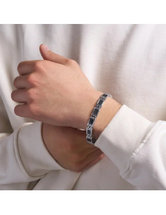 Bracelet Eclipse De Jourdan En Acier Et Carbone 2
