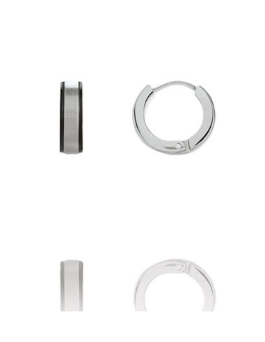 Boucle d'Oreilles Acier Tilos Jourdan