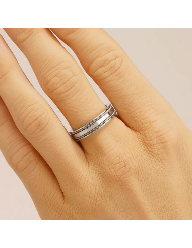 Bague Kabel De Jourdan En Acier