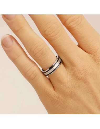 Bague Acier Tyr De Jourdan