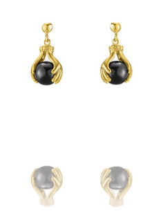 Boucles D'oreilles Helice De Jourdan En Plaqué Or Et...