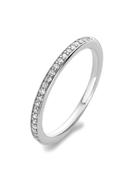 Bague Ti Sento Argent Et Zirconium