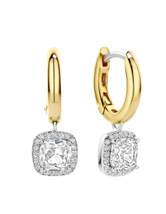 Boucles D'oreilles Ti Sento En Argent Et Plaqué Or