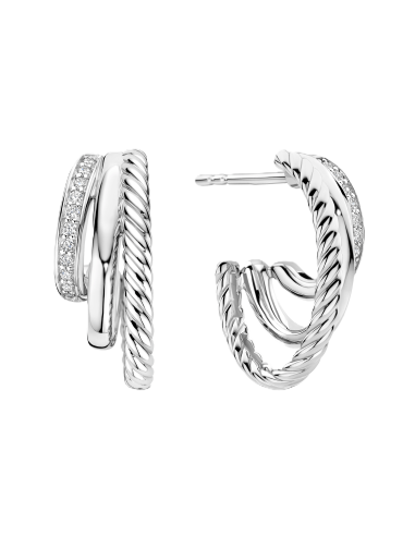Boucles D'oreilles Trijonc En Argent De Ti Sento