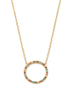 Collier Ras Du Cou Rainbow De AGATHA En Argent Doré