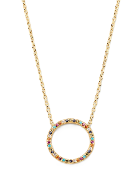 Collier Ras Du Cou Rainbow De AGATHA En Argent Doré