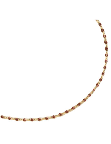 Collier Agatha Ras Du Cou Smarty Bordeaux