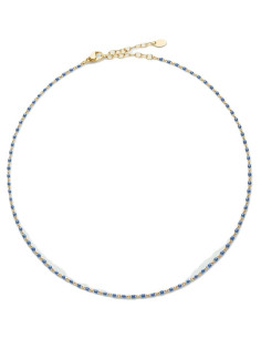 Collier Agatha Ras Du Cou Smarty Bleu