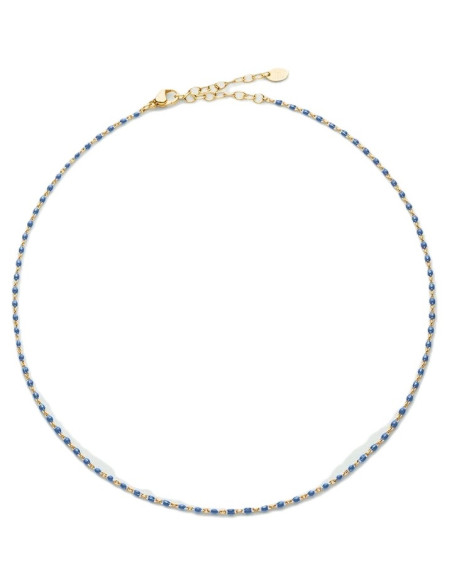 Collier Agatha Ras Du Cou Smarty Bleu